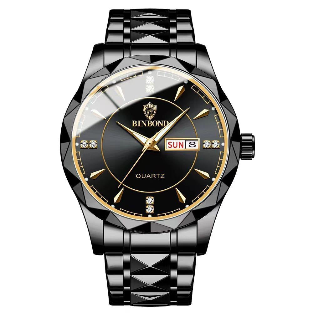 Stainless Steel Waterproof Watch Men's