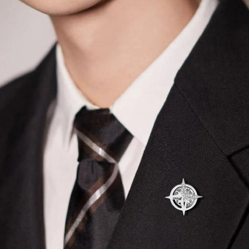 TOMI T-307 Silver Men's Luxury Business Watch Gift Box Set